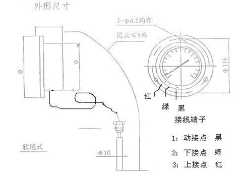 不锈钢压力式温度计
